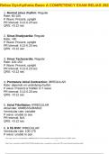DYSRHYTHMIA BASIC A COMPETENCY EXAM RELIAS &lpar;2023 WALDEN&rpar; EXAM ELABORATION QUESTIONS & ANSWERS 100&percnt; VERIFIED