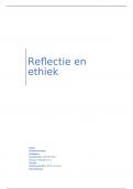 Praktijkleren 3 - Reflectie en ethiek (eindcijfer 7,4!)