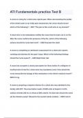 ATI Fundamentals practice Test B Questions & Answers2023 &lpar;A&plus;GRADED 100&percnt;VERIFIED&rpar;