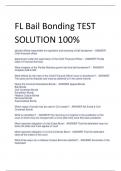 FL Bail Bonding TEST  SOLUTION 100&percnt;