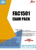 FAC1501 Exam Pack 2023