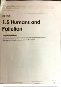 Class notes Environmental Systems and societies 