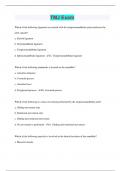 TMJ Exam  &vert; Questions with 100&percnt; Correct Answers &vert; Verified