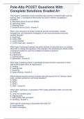 Palo Alto PCCET Questions With Complete Solutions Graded A&plus;
