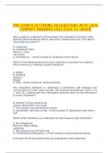 TMC EXAM B KETTERING 60 QUESTIONS WITH 100&percnt; CORRECT ANSWERS 2023-2024&sol; A&plus; GRADE