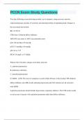 Bundle for PCCN Exams Compilation &vert; Verified &vert; Guaranteed Success