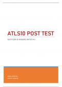 ATLS10 POST TEST - QUESTIONS & ANSWERS &lpar;RATED A&plus;&rpar; 100&percnt; VERIFIED LATEST UPDATE