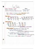 Biology Gene Sheets Notes 2023