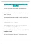 Safety Orientation for Non-Supervisors &lpar;ESAMS&rpar;  &vert; Questions with 100&percnt; Correct Answers &vert; Verified
