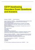 Bundle For CETP Exam Questions and Correct Answers