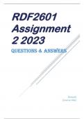 RDF2601 Assignment 2 2023
