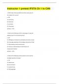 Instructor 1 pretest IFSTA Ch 1 to CH9&vert; Questions With 100&percnt; Correct Answers &vert; Verified