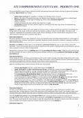 ATI COMPREHENSIVE EXIT EXAM PRIORITY ONE