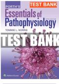 Test Bank Package Deal For Pathophysiology, Questions & Answers With Rationales...The Real Deal!!!