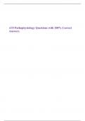 ATI Pathophysiology Questions with 100&percnt; Correct Answers