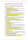 ATI COMPREHENSIVE PREDICTOR STUDY GUIDE