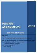 PED3701 ASSIGNMENT 4-2023