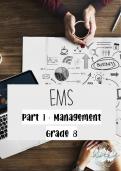 Grade 8_Economic and Management Science [EMS] Part 1 : Business Studies / Management 