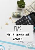 Grade 8_Economic and Management Science [EMS] Part 2 : Accounting