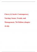 Cherry & Jacob Contemporary Nursing Issues&comma; Trends&comma; and Management&comma; 7th Edition CHAPTER 15-28