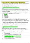 NUES 1234 EXAM QUESTIONS WITH CORRECT ANSWERS A&plus;