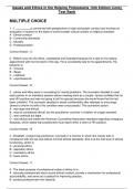 Complete Test Bank Issues and Ethics in the Helping Professions 10th Edition Corey  Questions & Answers with rationales &lpar;Chapter 1-13&rpar;