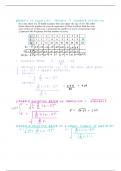 Class notes regarding statistics