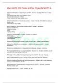 2023 NUR 629 ACTUAL EXAM MVU&vert;100&percnt; SOLVED&vert;110&percnt; CORRECT&vert;GRADED A&plus;&vert;NEW UPDATE 2023-2024