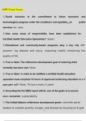 MPH Final Exam  &lpar;2022&sol;2023&rpar; &lpar;Verified Answers&rpar;