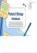 Biology 1 Honors Module 5