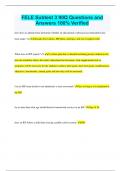 FELE Subtest 3 90Q Questions and Answers 100&percnt; Verified