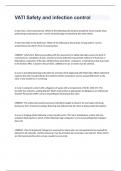 VATI Safety and infection control exam 2023 with 100&percnt; correct answers