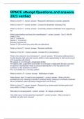 RPNCE attempt Questions and answers 2023 verified 