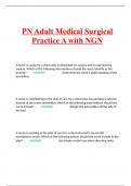 PN Adult Medical Surgical Practice A with NGN     A nurse is caring for a client who is scheduled for surgery and is experiencing anxiety. Which of the following interventions should the nurse identify as the priority? -      ~ANSWER                      