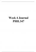 Week 4 Journal  PHIL347