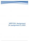 HRPYC81 Assignment 34 (assignment 2) 2023