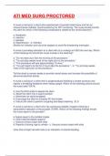 ATI MED SURG PROCTORED Questions and Answers