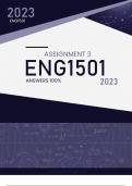 ENG1501 ASSIGNMENT 3 2023 SMALL THINGS ESSAY ANSWERS