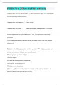 IFSTA Fire Officer II &lpar;Fifth edition&rpar;  &vert; 237 Questions with 100&percnt; Correct Answers &vert; Updated & Verified &vert; 41 Pages