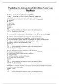 Test Bank for Marketing An Introduction 14th Edition Armstrong &sol; All Chapters 1 - 16 &sol; Full Complete 2023
