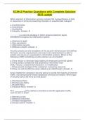 ECIHv2 Practice Questions with Complete Solutions 2023 update