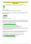 NCLEX Pediatric Growth and Development&colon; Questions & Answers&comma; Explained&comma; 2023