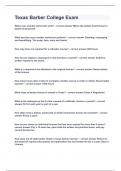 Texas Barber College Exam&vert;2023 LATEST UPDATE&vert;GUARANTEED SUCCESS
