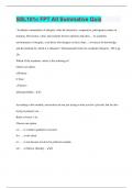 SSL101c FPT All Summative Quiz  &vert; 157 Questions with 100&percnt; Correct Answers &vert; Updated & Verified &vert; 100 Pages