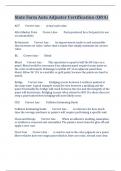 State Farm Auto Adjuster Certification &lpar;Q&A&rpar;