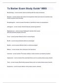 Tx Barber Exam Study Guide&ast; MBS&vert;2023 LATEST UPDATE&vert;GUARANTEED SUCCESS