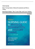 Test Bank - Bates Nursing Guide to Physical Examination and History Taking, 2nd Edition (Hogan-Quigley, 2017), Chapter 1-24 | All Chapters