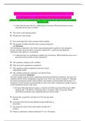 HESI Exit Exam 2023 WITH QUESTIONS AND ACCURATE ANSWERS USING MARKING SCHEME