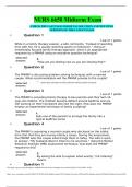 NURS 6650 Midterm Exam 2023&comma; Walden University&comma; NURS 6650N Midter