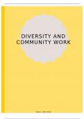 diversity and community work 